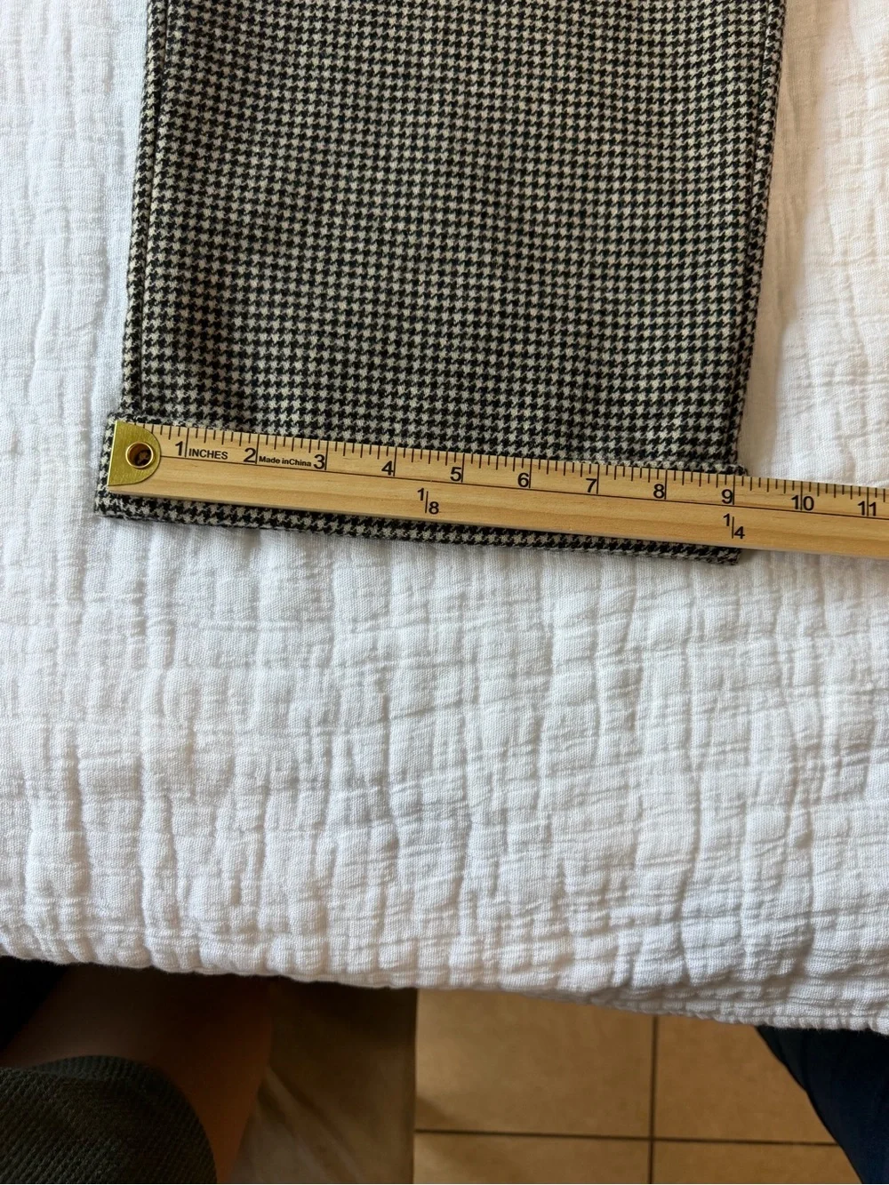 Vintage Ralph Lauren Black and White Houndstooth Dress Pants Office Size 36W